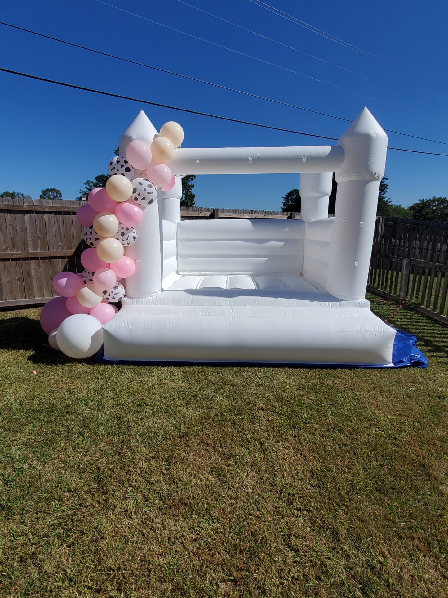 Plain White Bounce House