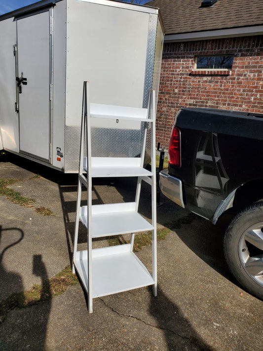 4 Tier Ladder Shelf Rental