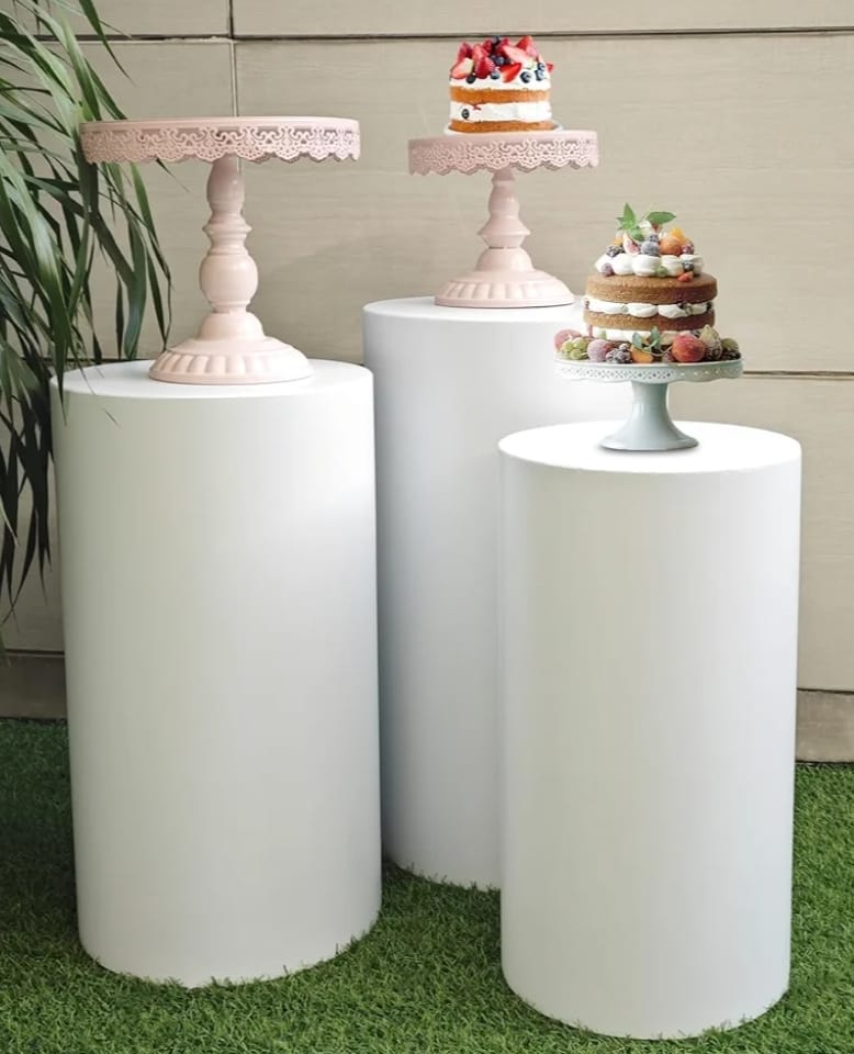 Cylinder Stands Decoration Rental