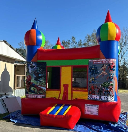 Multicolor Magic Bounce Castle !Rental!