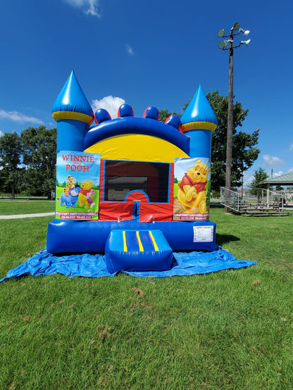 Bounce House Rental: Blue Delight - Blue and Yellow Castle